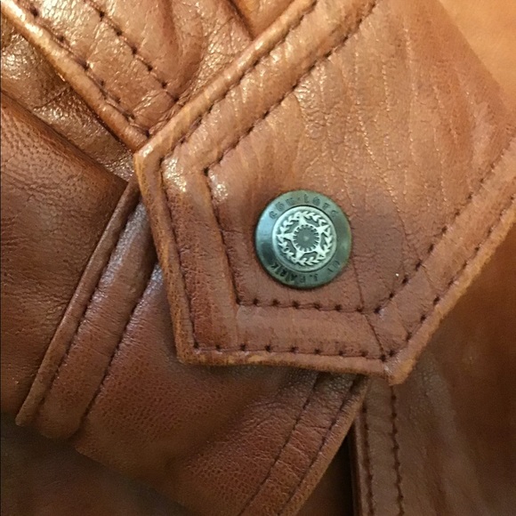 ❗️VINTAGE LEATHER SUPER SOFT BOMBER - Picture 11 of 15